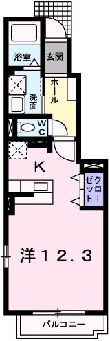 メゾングレースの間取り画像