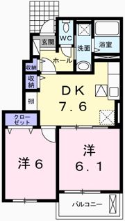 ソレイユ ラ・メゾンの間取り画像