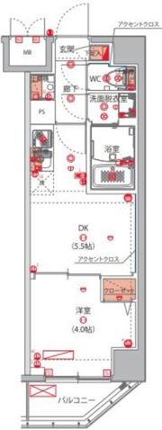 ハーモニーレジデンス東京大島ザ・ガーデンの間取り画像