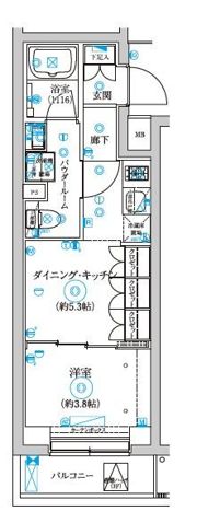 セジョリ中野富士見町の間取り画像