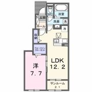 昭和町築地新居アパート（028375101）の間取り画像