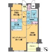 カスタリア茅場町の間取り画像