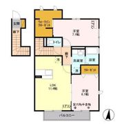 パークアベニュー Aの間取り画像