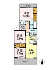 メゾン シャルムの間取り画像