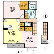 プラザセレステ Aの間取り画像