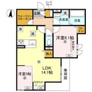 CASA MUKAINOの間取り画像