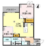 CASA MUKAINOの間取り画像