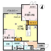 CASA MUKAINOの間取り画像