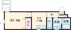 アリビア大観町の間取り画像
