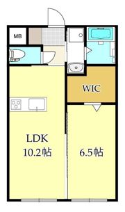 リヴィエールシャン都北町の間取り画像