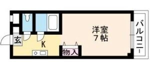 ノアーズアーク観月橋の間取り画像