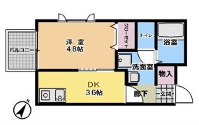 アリビア大観町の間取り画像