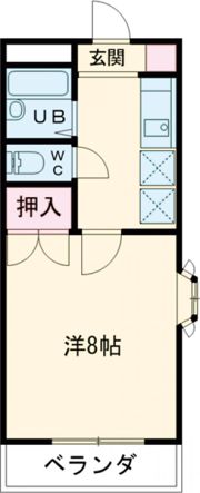 サニーパレス北横田の間取り画像