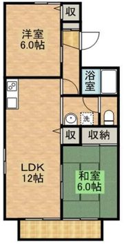 セジュールAYAの間取り画像