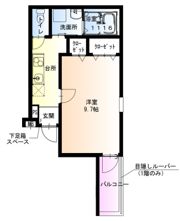 フジパレス西湊Ⅰ番館の間取り画像