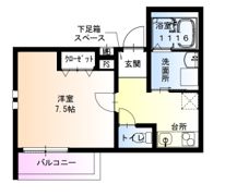 フジパレス西湊Ⅰ番館の間取り画像