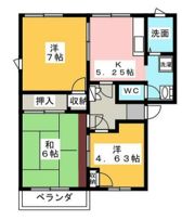 グランドールエストBの間取り画像