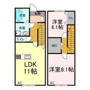 【B】中畝AP3の間取り画像