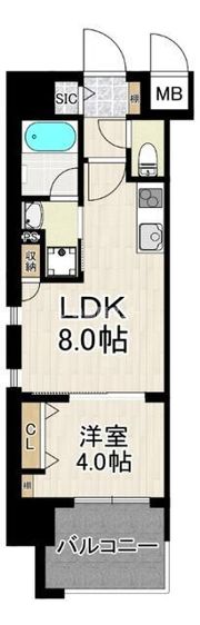 サンロージュ大分駅前の間取り画像