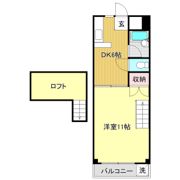 武内マンションの間取り画像