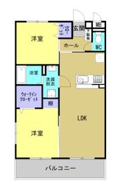 マンションピアノの間取り画像