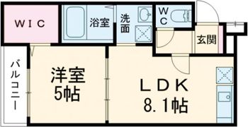 フジパレス高井田Ⅴ番館の間取り画像