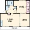 花の木農住団地竹花ハイツの間取り画像