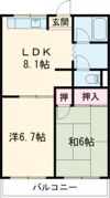 サニータウン B棟の間取り画像