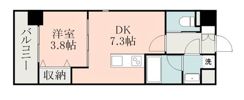 EDEN SUIZENJIの間取り画像