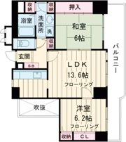 メロディーハイム枚方牧野阪の間取り画像
