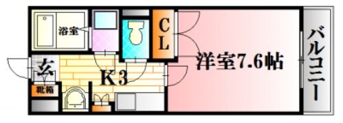 レジデンス折出の間取り画像
