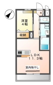 スタービレB棟の間取り画像