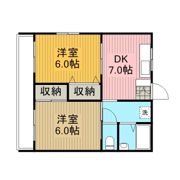 ハイツみのりの間取り画像