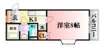 レジデンス増田Ⅲの間取り画像