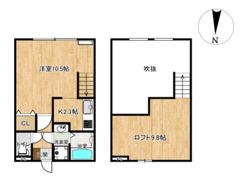 vanity花高の間取り画像