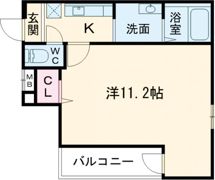 フジパレス長洲西通の間取り画像