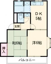 コーポ安祥の間取り画像