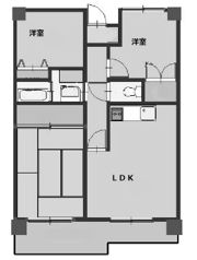 ハイクオリティⅡの間取り画像