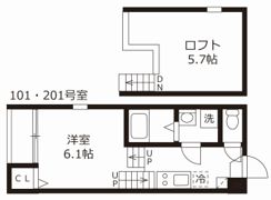 ハーモニーテラス鶴田Ⅱの間取り画像