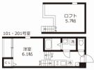 ハーモニーテラス鶴田Ⅱの間取り画像