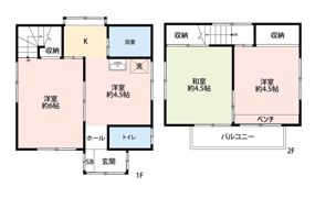 カズリノ西堀の間取り画像