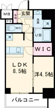 プレサンス桜通ザ・タイムズの間取り画像