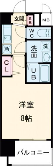 プレサンス久屋大通セントラルパークの間取り画像