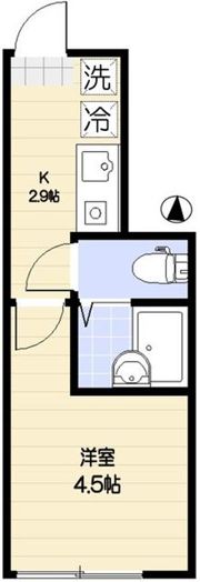 アイコート代々木の間取り画像