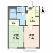 フレグランスおいしの間取り画像