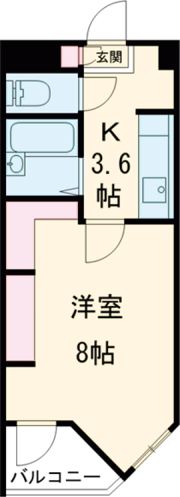 アプリーレ京町の間取り画像