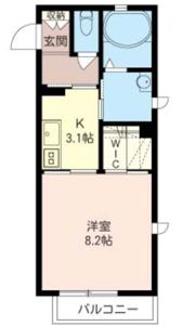 シャーメゾン霞東の間取り画像
