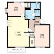 アルカサル Ⅱの間取り画像