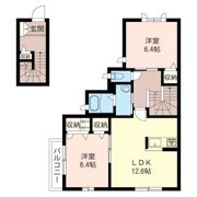 フローラ真和3番館の間取り画像