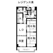 レジデンス泉の間取り画像